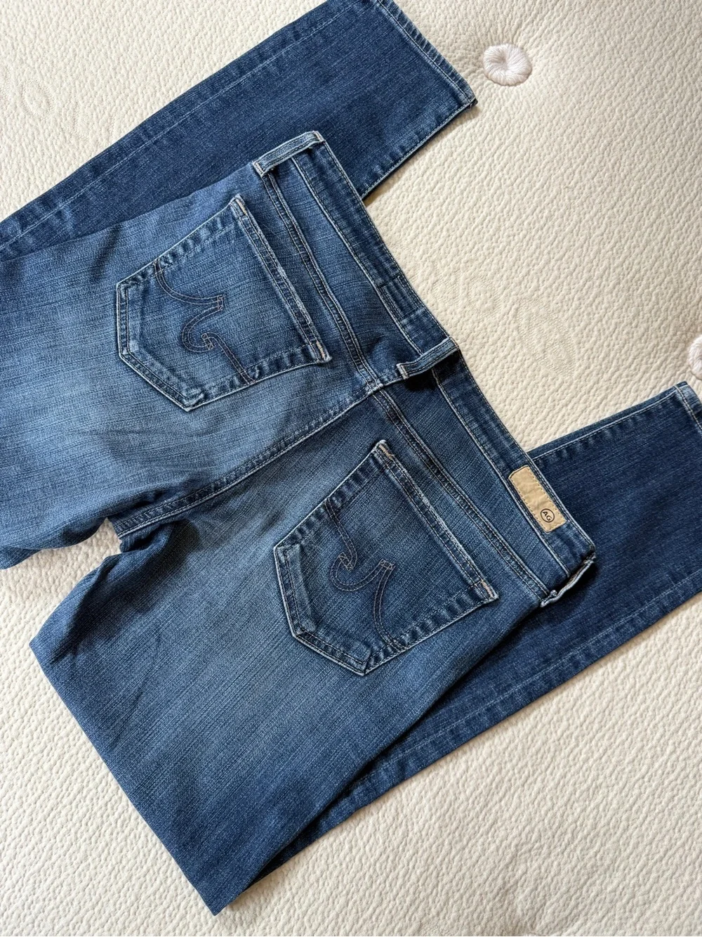 AG Adriano Goldschmied Stevie Ankle Jeans Straight Leg